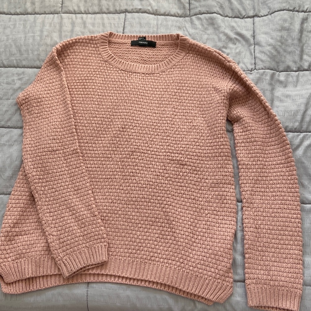 Forever 21 Pink Knit Sweater